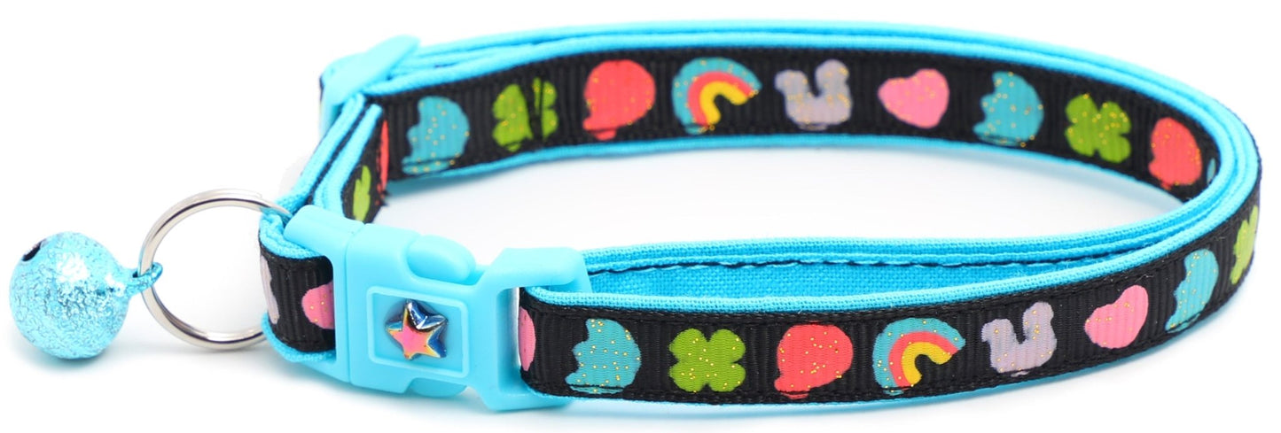 Cereal Marshmallows Breakaway Collar - PUNK ROCK PETSPET ARTIST 2" Wide Luxury Sharp Spiked Dog Collar, Durable Anti - Biting PU Leather Dog Collar for Large Dogs, Black, XL, Neck for 21 - 24"