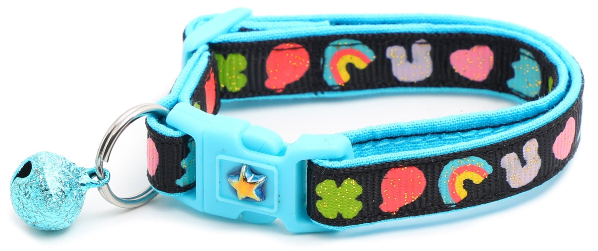 Cereal Marshmallows Breakaway Collar - PUNK ROCK PETSPET ARTIST 2" Wide Luxury Sharp Spiked Dog Collar, Durable Anti - Biting PU Leather Dog Collar for Large Dogs, Black, XL, Neck for 21 - 24"
